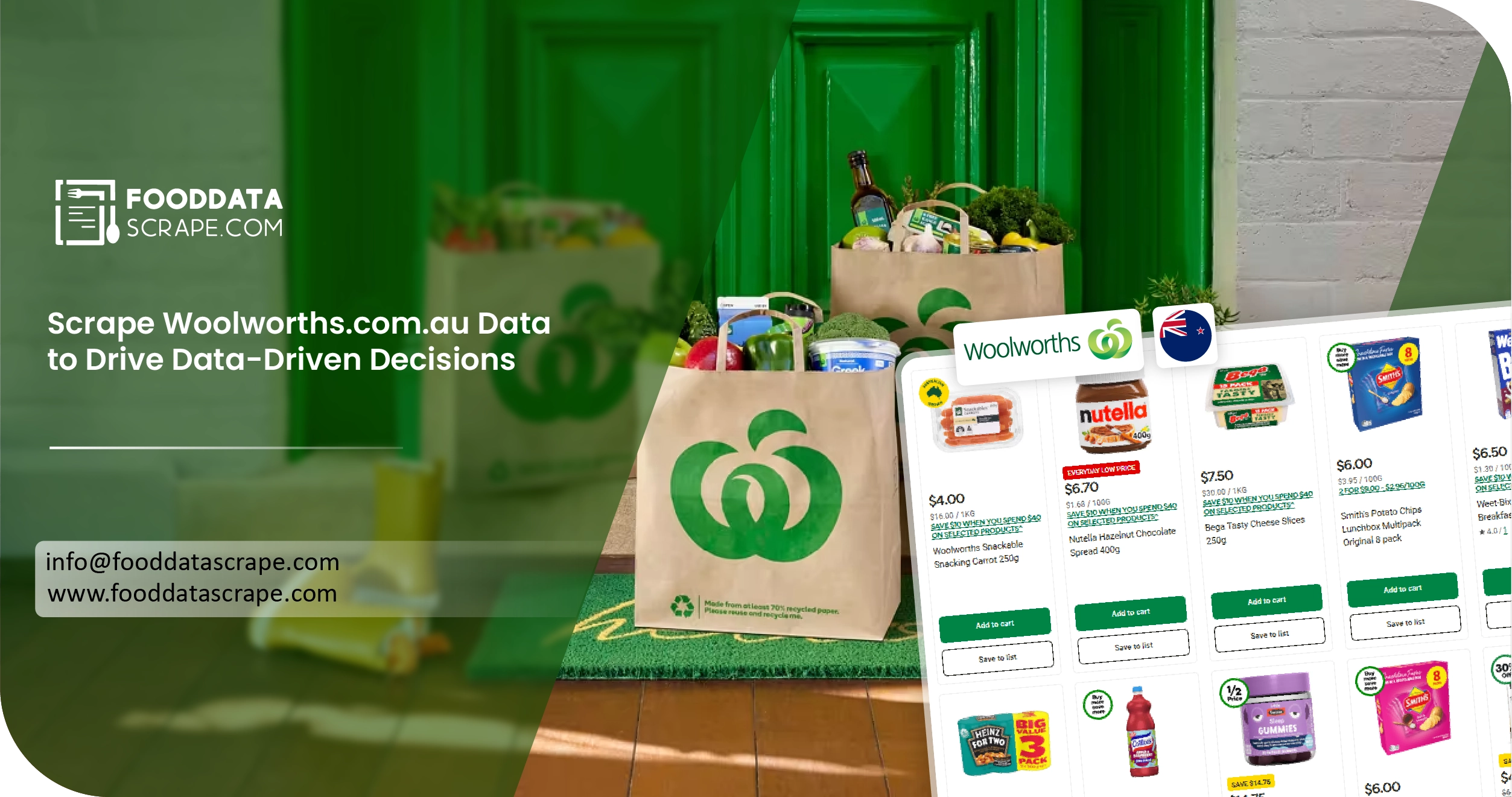 Woolworths.com.au Data Scraping